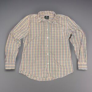 Know & Lane Slim Fit Plaid Striped Multi Color Button Dress Shirt - Size Small